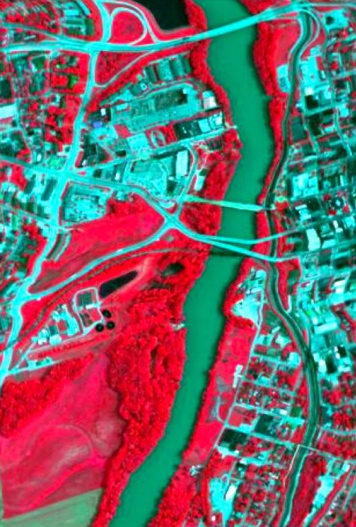 Wabash River Hyperspectral Data