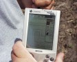 Handheld computer w/ maze map