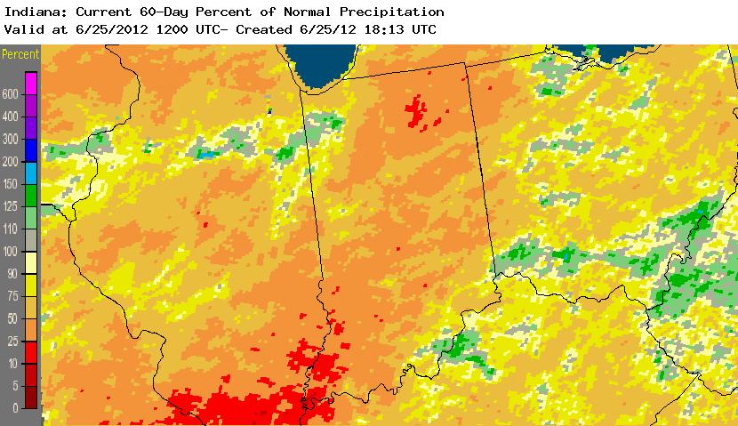 60-day precipitation departure from normal