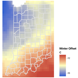 January Temperature Offset